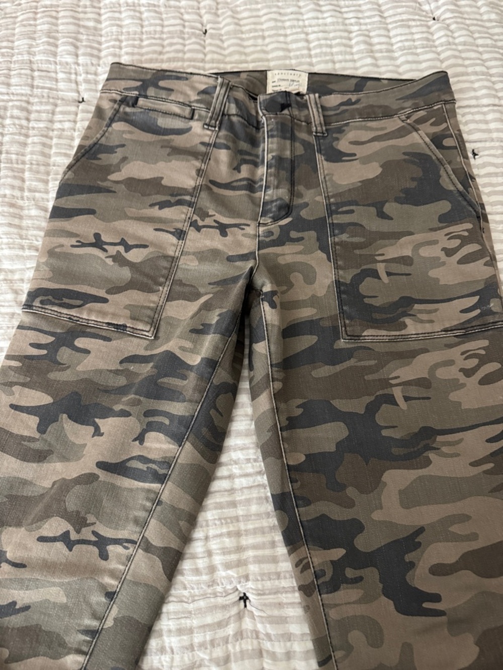 Sanctuary Women’s Skinny Camo Jeans - Olive & Tan